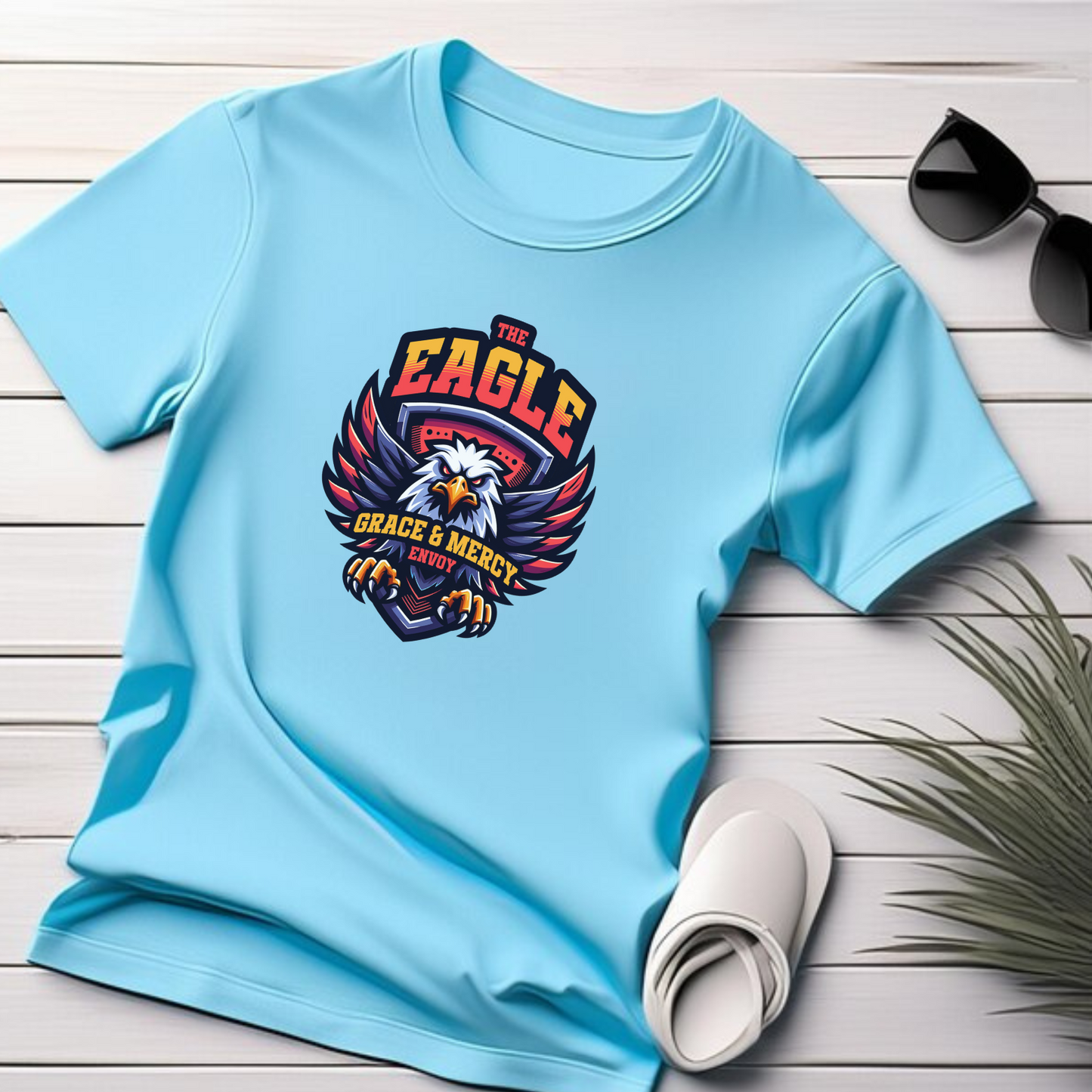Grace & Mercy Envoy Christian T-Shirt - Faith Ambassador Apparel