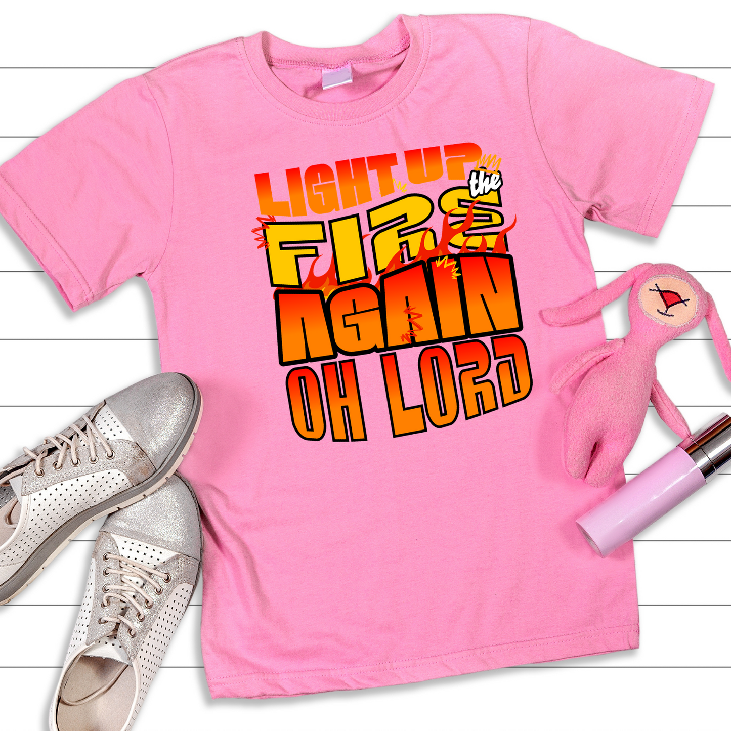 Light the Fire - Christian T-Shirt, Inspirational Apparel