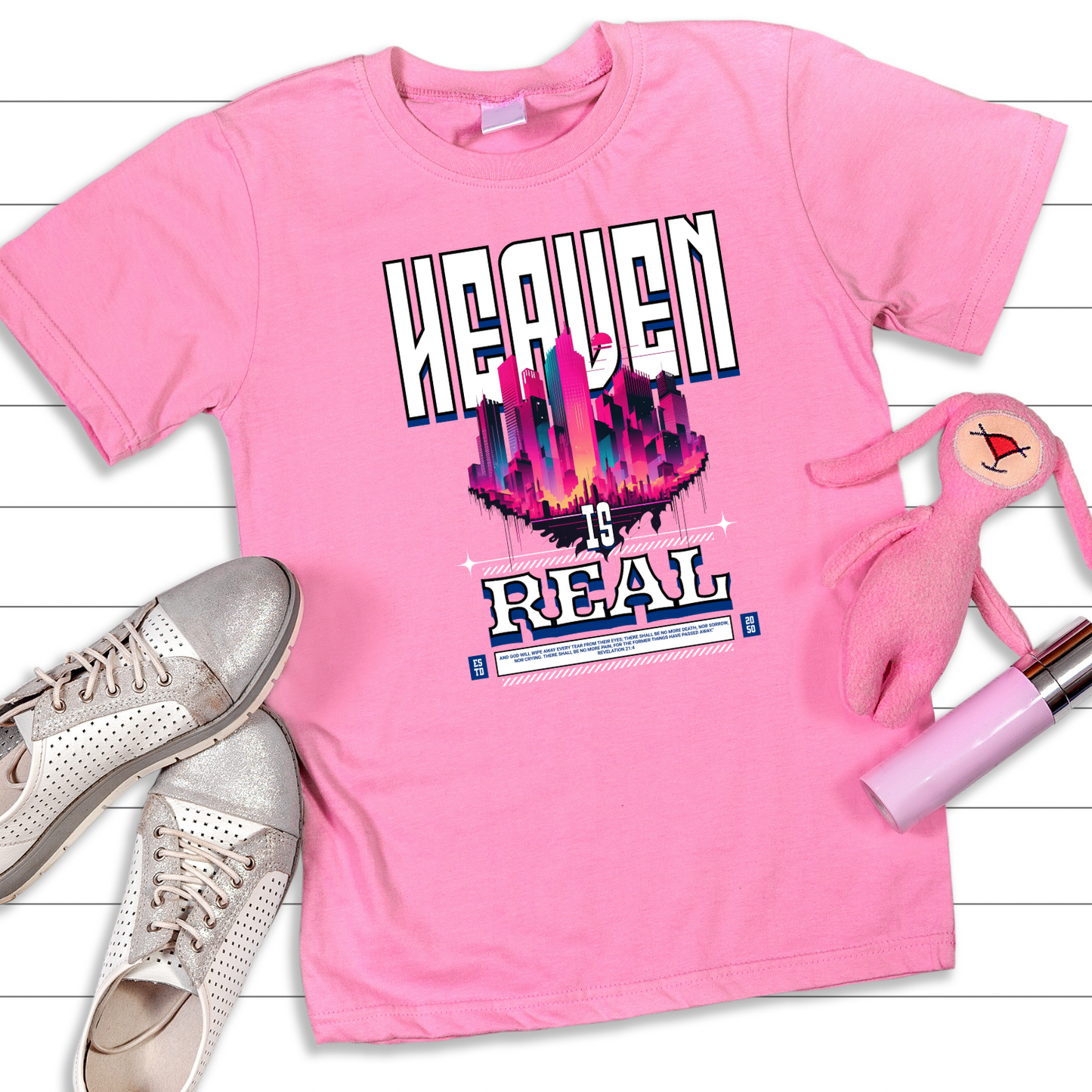 Heaven is Real Christian T-Shirt - Eternal Hope Faith Apparel
