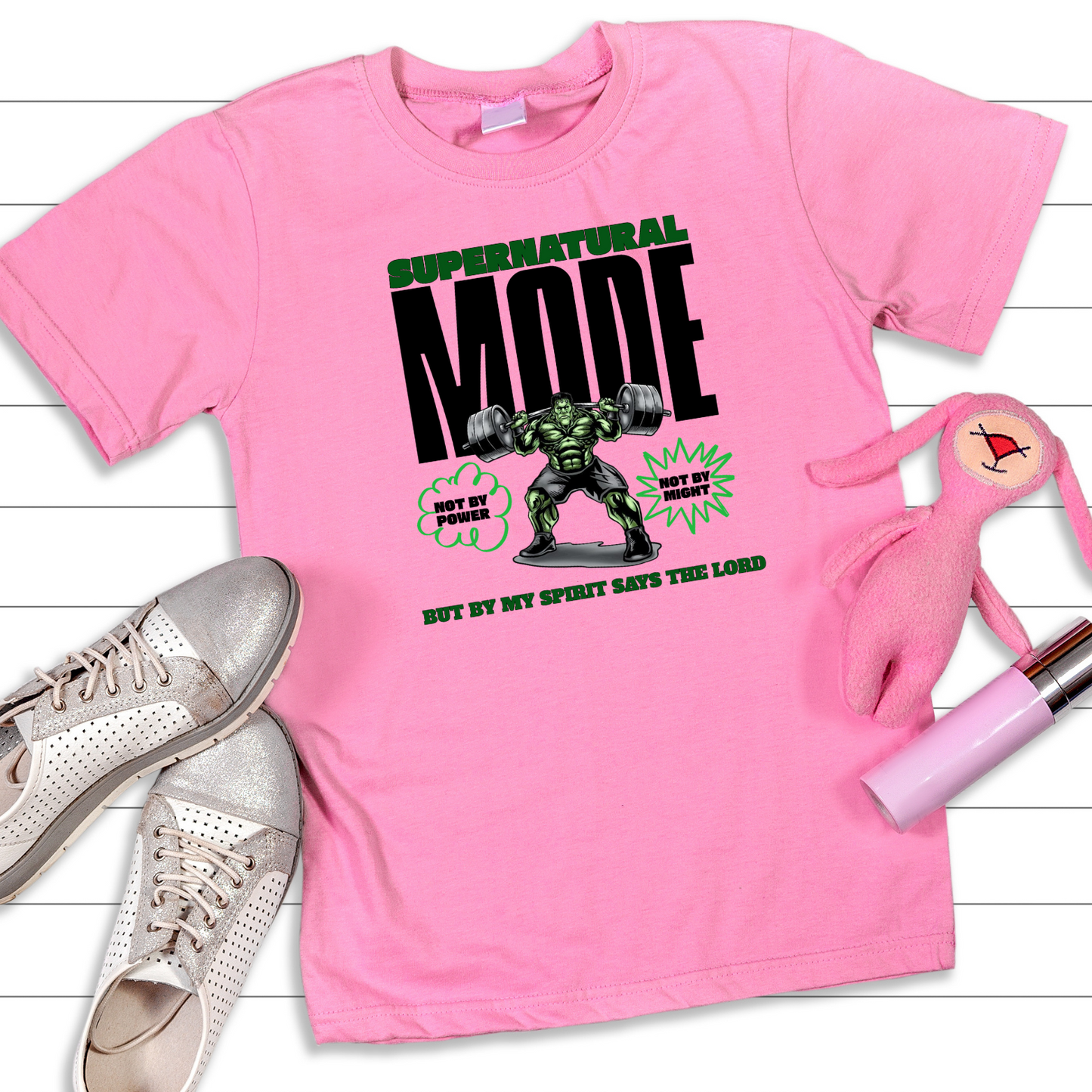 Supernatural Mode, Christian T-Shirts, Inspirational Apparel