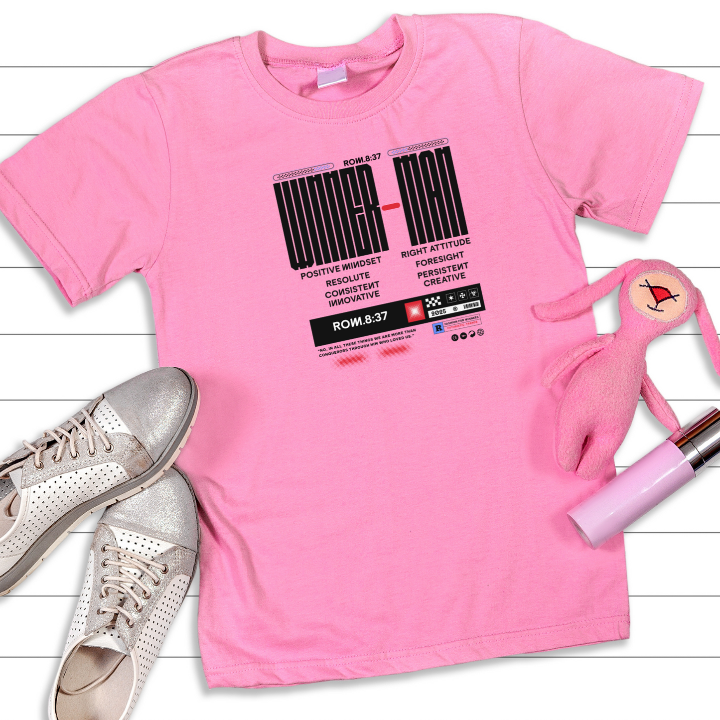 Winner Man - Victory Christian T-Shirt for Champions in Faith