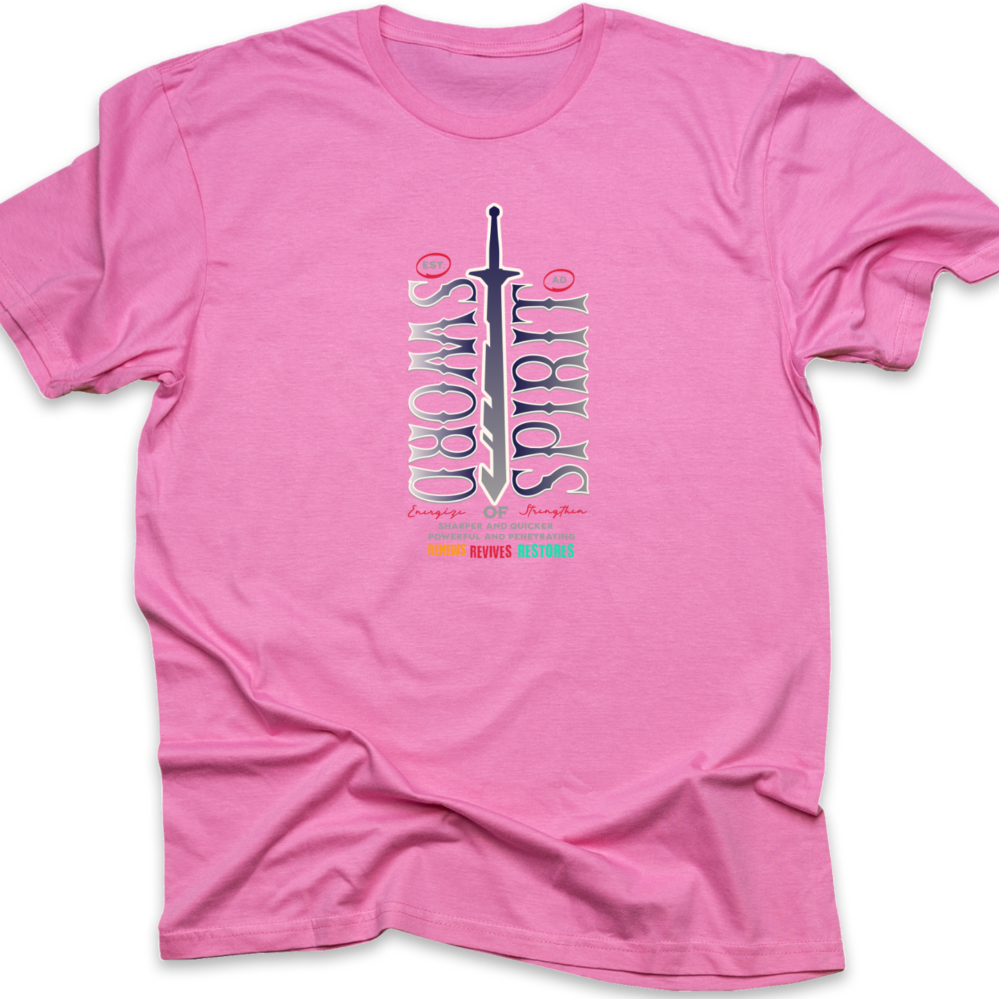 Sword of the Spirit - Biblical Christian T-Shirt for Warriors of Faith