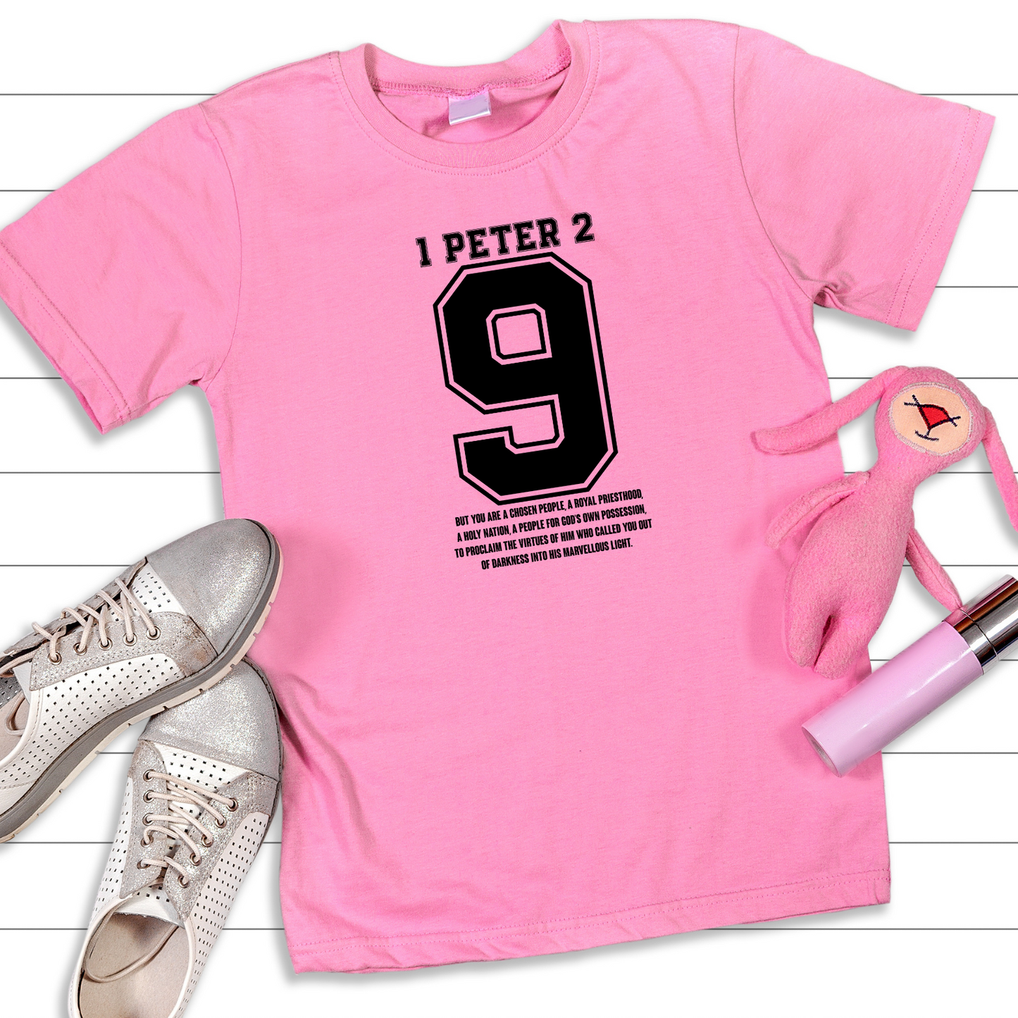 1 Peter 2:9 Christian T-Shirt - Chosen People Biblical Apparel