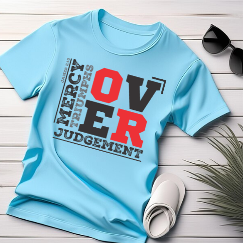 Over Judgment - Christian T-Shirt, Inspirational Apparel