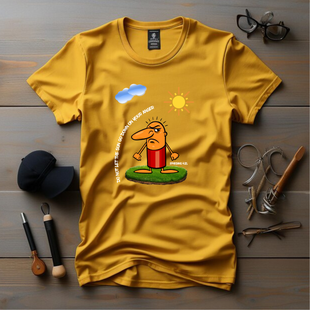 Sunset Christian T-Shirt - God's Glory Inspirational Apparel