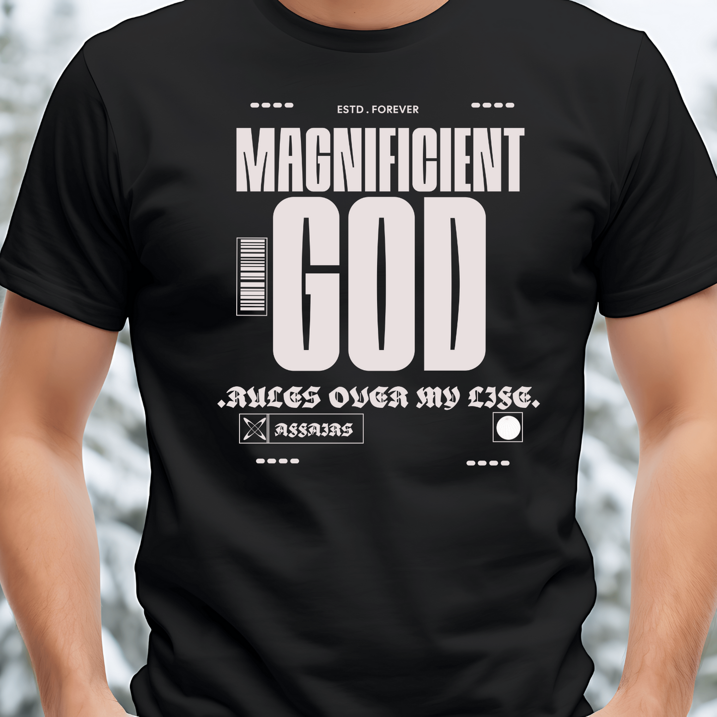 Magnificent - Christian T-Shirt, Inspirational Apparel