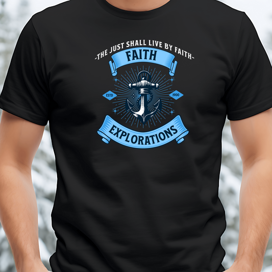 Faith Exploration - Journey Christian T-Shirt for Spiritual Growth