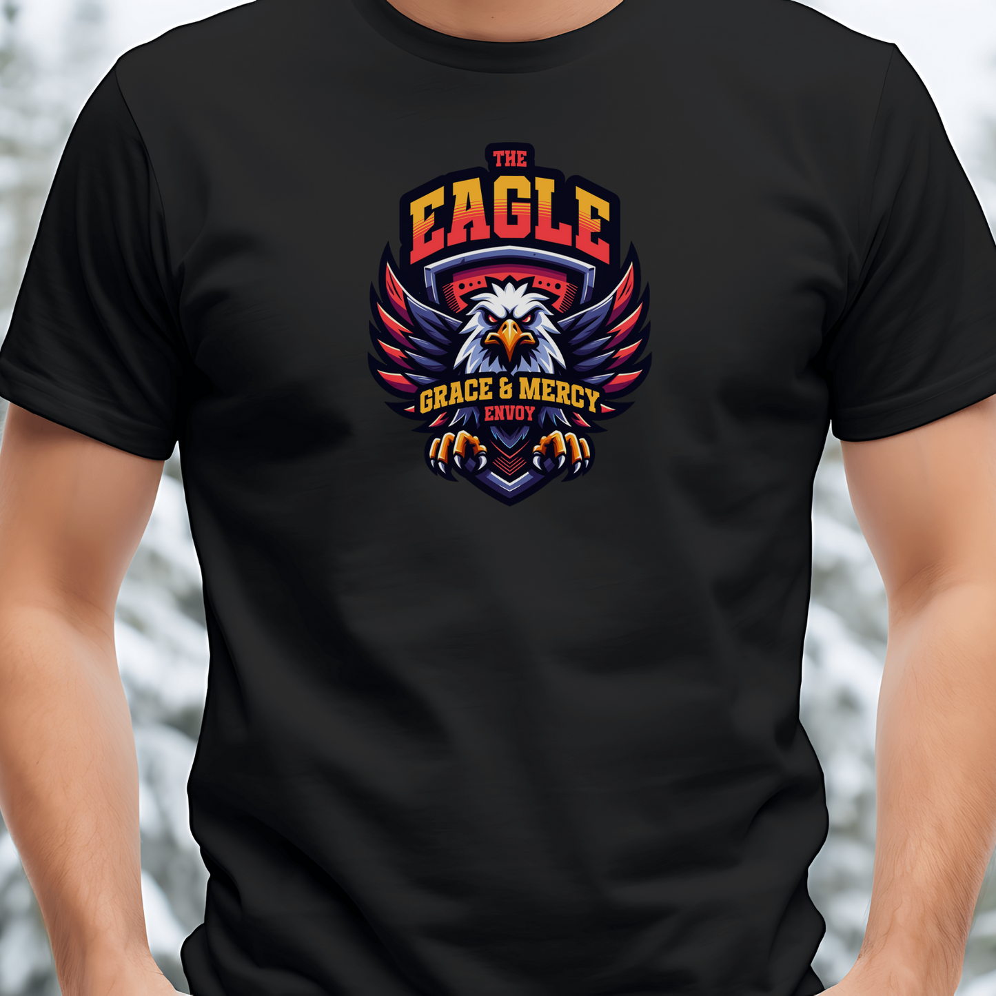 Grace & Mercy Envoy Christian T-Shirt - Faith Ambassador Apparel