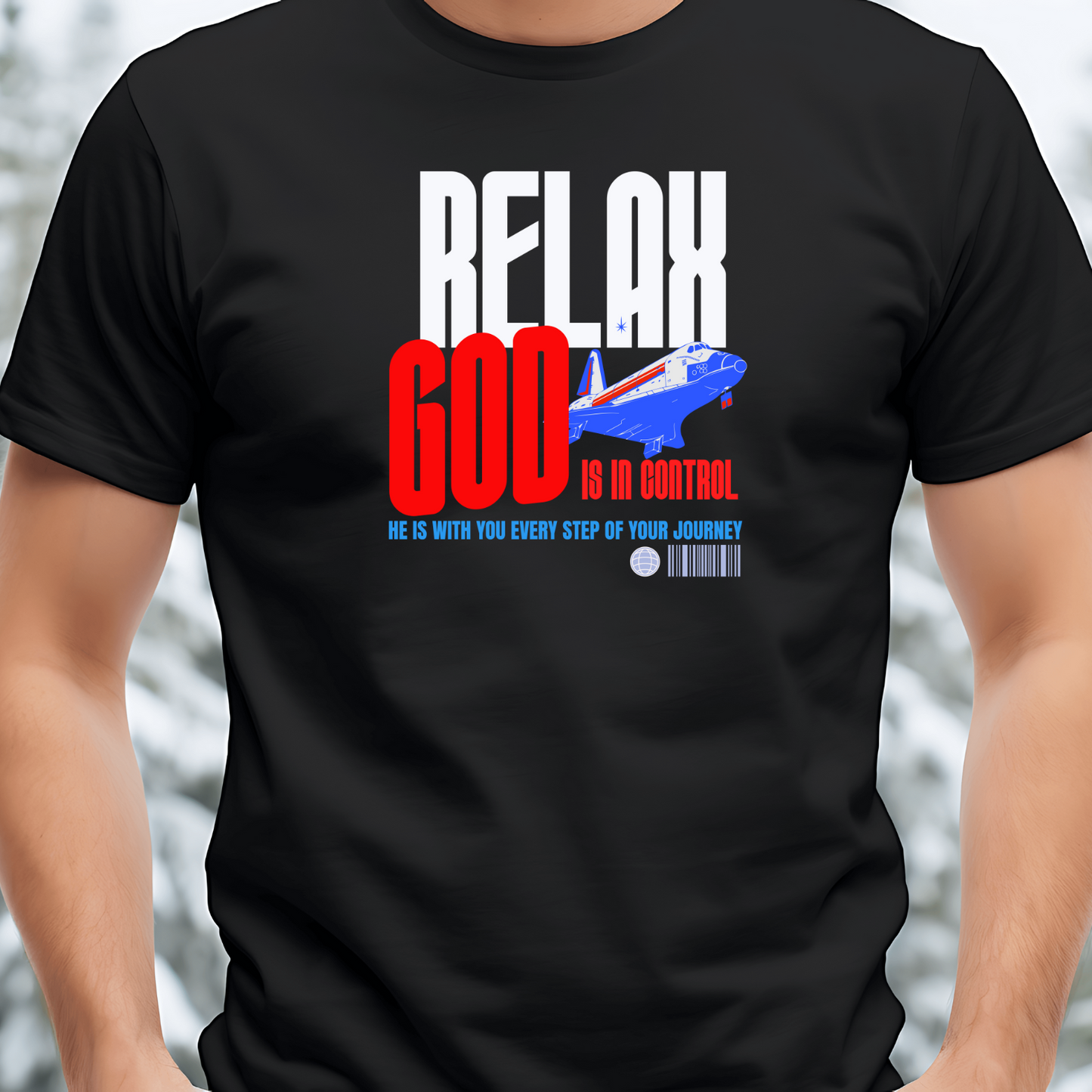 God is in Control Christian T-Shirt - Divine Sovereignty Apparel