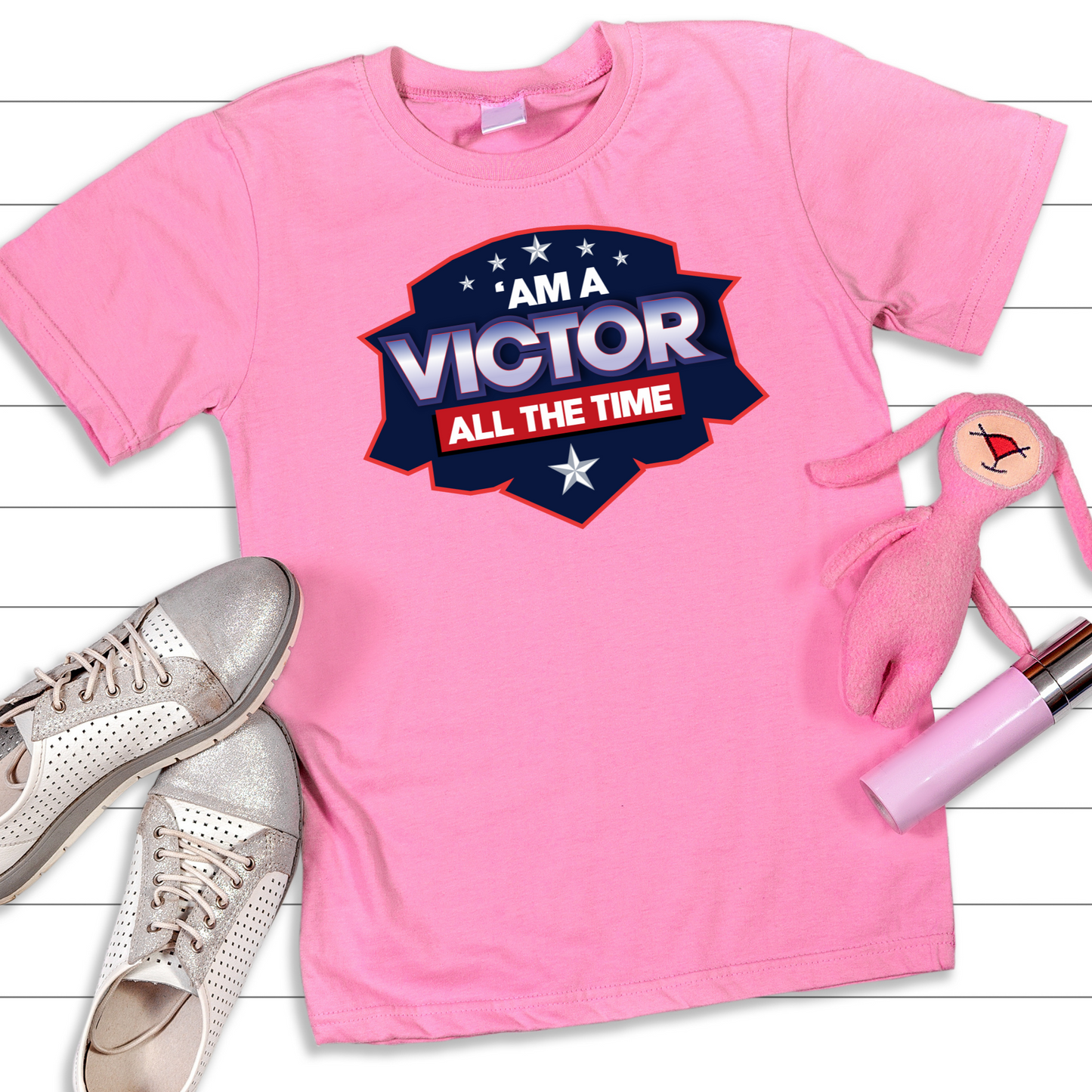 Victor All the Time - Ultimate Victory Christian T-Shirt for Unstoppable Champions