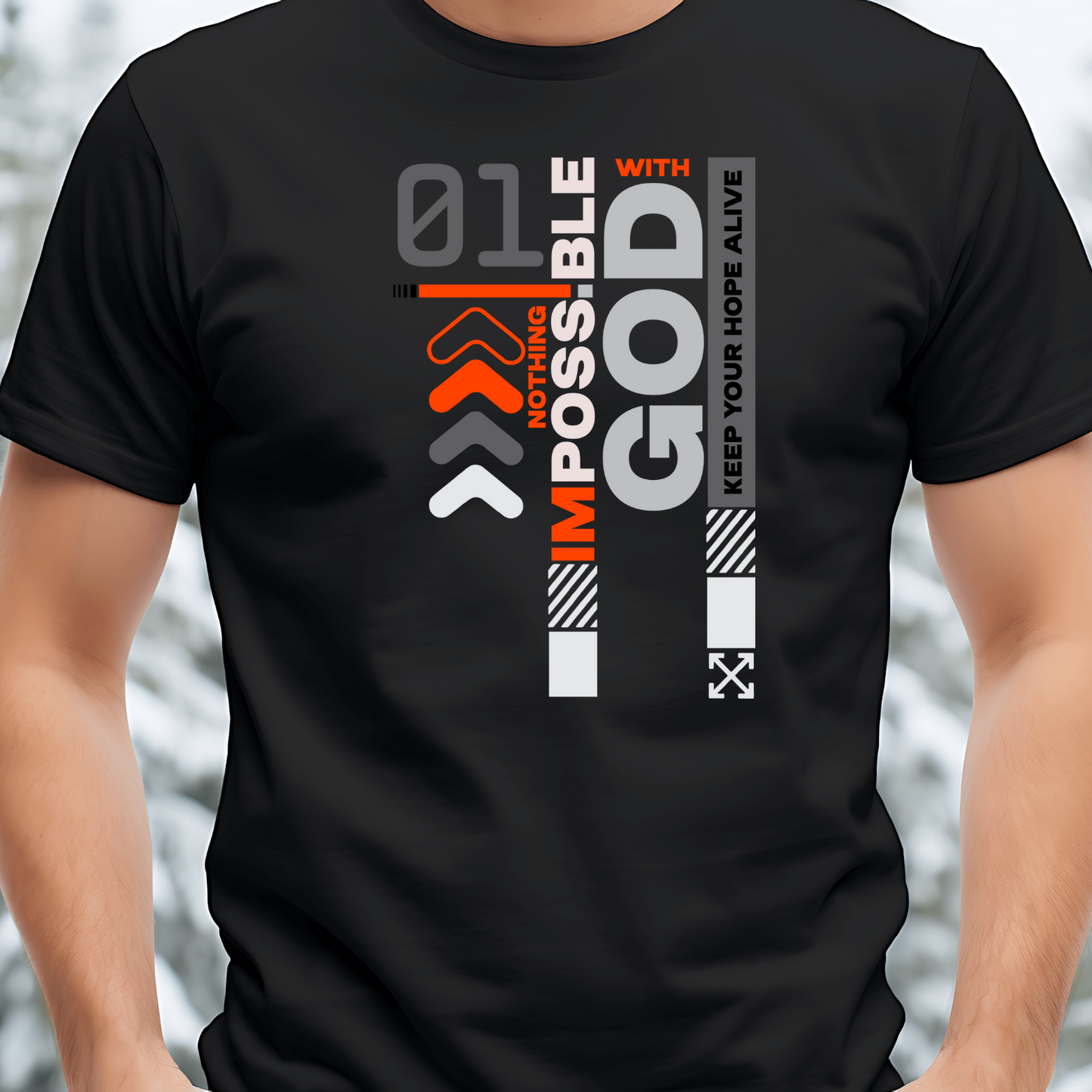 All Things Possible Christian T-Shirt - Faith Inspiration Apparel