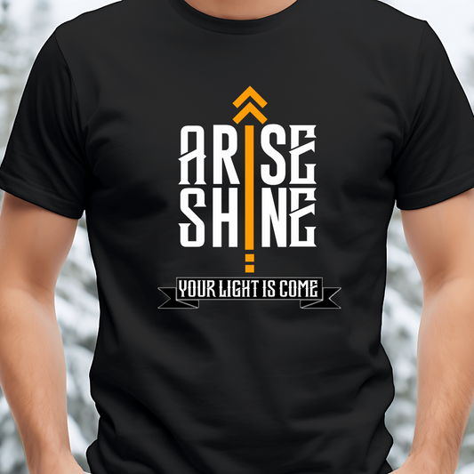 'Arise' Collection – Christian T-Shirts & Inspirational Unisex Apparel - Black | Kelhouse store