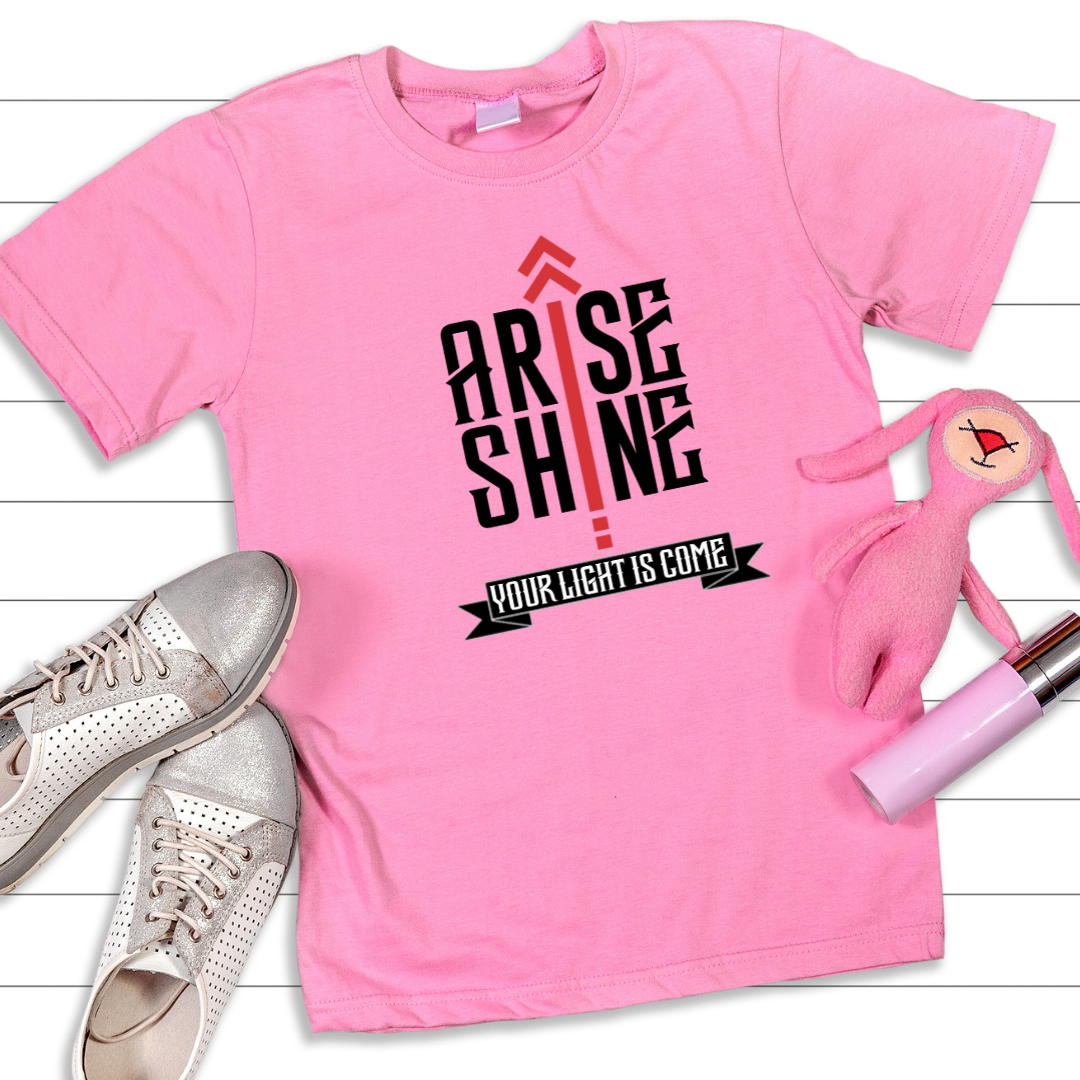 'Arise' Collection – Christian T-Shirts & Inspirational Unisex Apparel - Pink | Kelhouse store