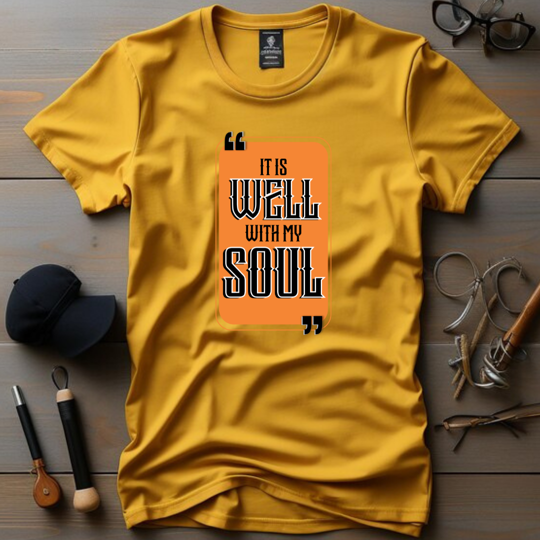 It is Well Christian T-Shirt - Peace Declaration Faith Apparel