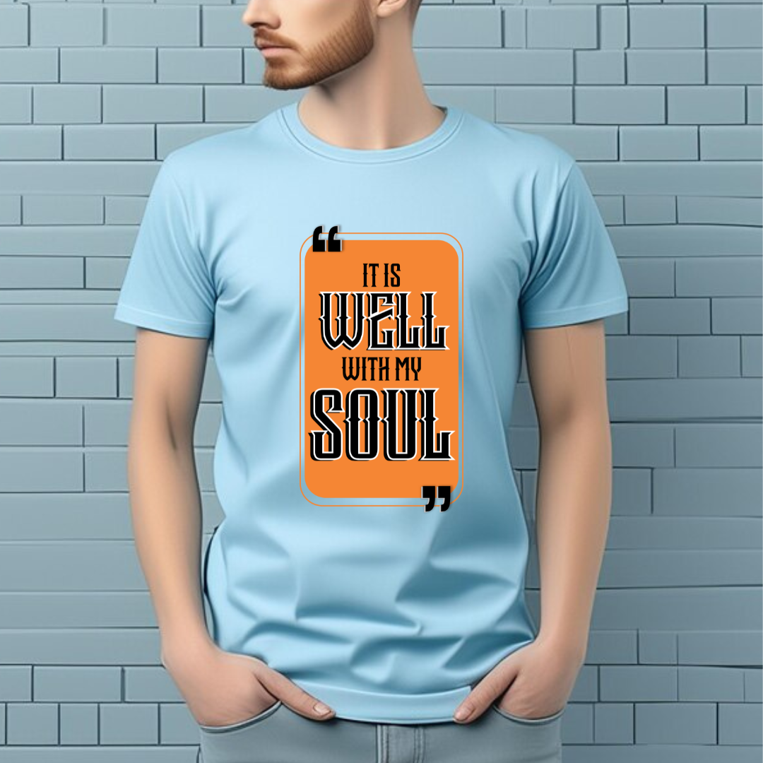 It is Well Christian T-Shirt - Peace Declaration Faith Apparel
