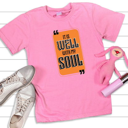 It is Well Christian T-Shirt - Peace Declaration Faith Apparel