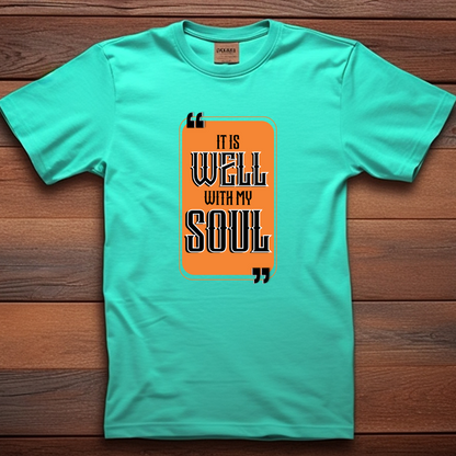 It is Well Christian T-Shirt - Peace Declaration Faith Apparel