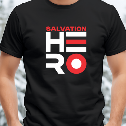 Salvation Hero Christian T-Shirt - Jesus Savior Faith Apparel